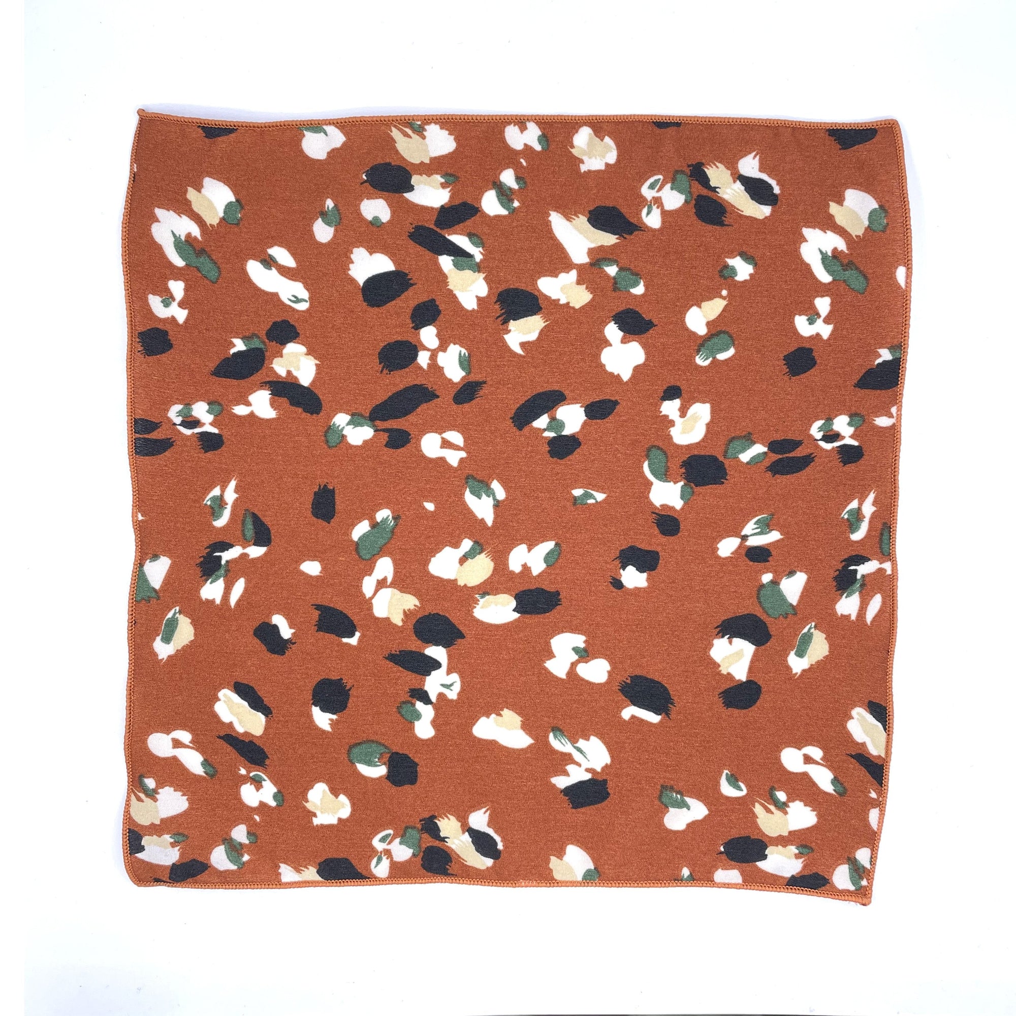 Terracotta Floral Pocket Square - Mytieshop - PHOEBE T Mytieshop Terracotta Floral Pocket Square Material CottonItem Length: 23 cm ( 9 inches)Item Width : 22 cm (8.6 inches) Color: Terracotta The PHOEBE is the perfect accessory to add a touch of elegance to your outfit. Made of 100% Silk, this pocket square is sure to make a statement. The intricate floral design is eye-catching and will surely turn heads. Whether you&#39;re dressing up for a special occasion or simply want to add a touch of sophist