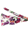 White Floral Bow Tie Self Tie CLEO - MYTIESHOP-White Floral Bow Tie Self Tie 100% Cotton Flannel Handmade Adjustable to fit most neck sizes 13 3/4" - 18" Color: White Be the life of the party with this CLEO Self Tie Bow Tie. This bow tie is perfect for adding a touch of fun and personality to any outfit. Whether you're dressing up for a wedding or just want to add a pop of color to your outfit, this bow tie is perfect for you. Made with high-quality materials, this bow tie is sure to make a stat
