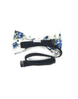 White Floral Bow tie Pretied SAGE-White Floral Bow tie Pretied Strap is adjustablePre-Tied bowtieBow Tie 10.5 * 6CMCotton White base Great for: Weddings styled shoots groomsmen gifts prom formal events-Mytieshop