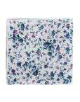 White Floral Pocket Square WISTERIA MYTIESHOP Mytieshop White Floral Pocket Square - WISTERIA Floral Pocket Square Material: CottonItem Length: 23 cm ( 9 inches)Item Width : 22 cm (8.6 inches) Color: White Great for: Groom Groomsmen Wedding Shoots Formal Prom Fancy Parties Gifts and presents