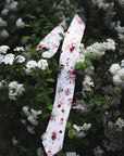 White Floral Skinny Tie 2.36" BENJAMIN MYTIESHOP-Neckties-White Floral Skinny Tie BENJAMIN Floral Skinny Tie Men’s Floral Necktie for weddings and events, great for prom and anniversary gifts near me us ties tie-Mytieshop. Skinny ties for weddings anniversaries. Father of bride. Groomsmen. Cool skinny neckties for men. Neckwear for prom, missions and fancy events. Gift ideas for men. Anniversaries ideas. Wedding aesthetics. Flower ties. Dry flower ties.