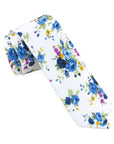 White Floral Tie 2.36" SAGE - MYTIESHOP | toile de jouy Floral print-Neckties-Dry flowers Floral skinny tie for anniversaries weddings prom and other events. Flower cotton necktie. toile de jouy Floral tie White floral tie white-Mytieshop. Skinny ties for weddings anniversaries. Father of bride. Groomsmen. Cool skinny neckties for men. Neckwear for prom, missions and fancy events. Gift ideas for men. Anniversaries ideas. Wedding aesthetics. Flower ties. Dry flower ties.