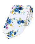 White Floral Tie 2.36" SAGE - MYTIESHOP | toile de jouy Floral print-Neckties-Dry flowers Floral skinny tie for anniversaries weddings prom and other events. Flower cotton necktie. toile de jouy Floral tie White floral tie white-Mytieshop. Skinny ties for weddings anniversaries. Father of bride. Groomsmen. Cool skinny neckties for men. Neckwear for prom, missions and fancy events. Gift ideas for men. Anniversaries ideas. Wedding aesthetics. Flower ties. Dry flower ties.