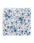 White Floral Pocket Square WISTERIA MYTIESHOP Mytieshop White Floral Pocket Square - WISTERIA Floral Pocket Square Material: CottonItem Length: 23 cm ( 9 inches)Item Width : 22 cm (8.6 inches) Color: White Great for: Groom Groomsmen Wedding Shoots Formal Prom Fancy Parties Gifts and presents