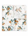 White Floral Pocket Square KENNEDY - MYTIESHOP