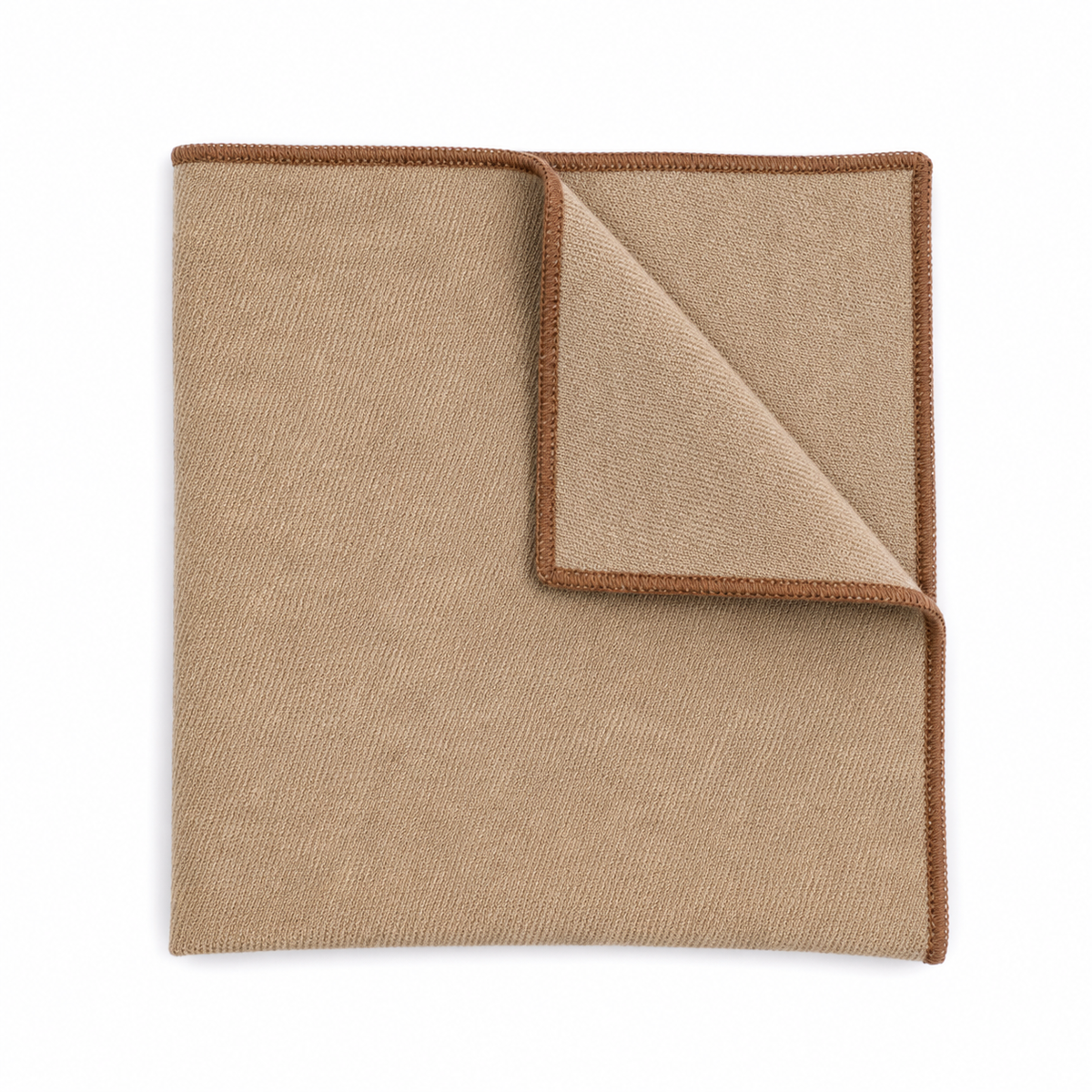 Brown Pocket Square Handkerchief UNDERWOOD Mytieshop - Mytieshop