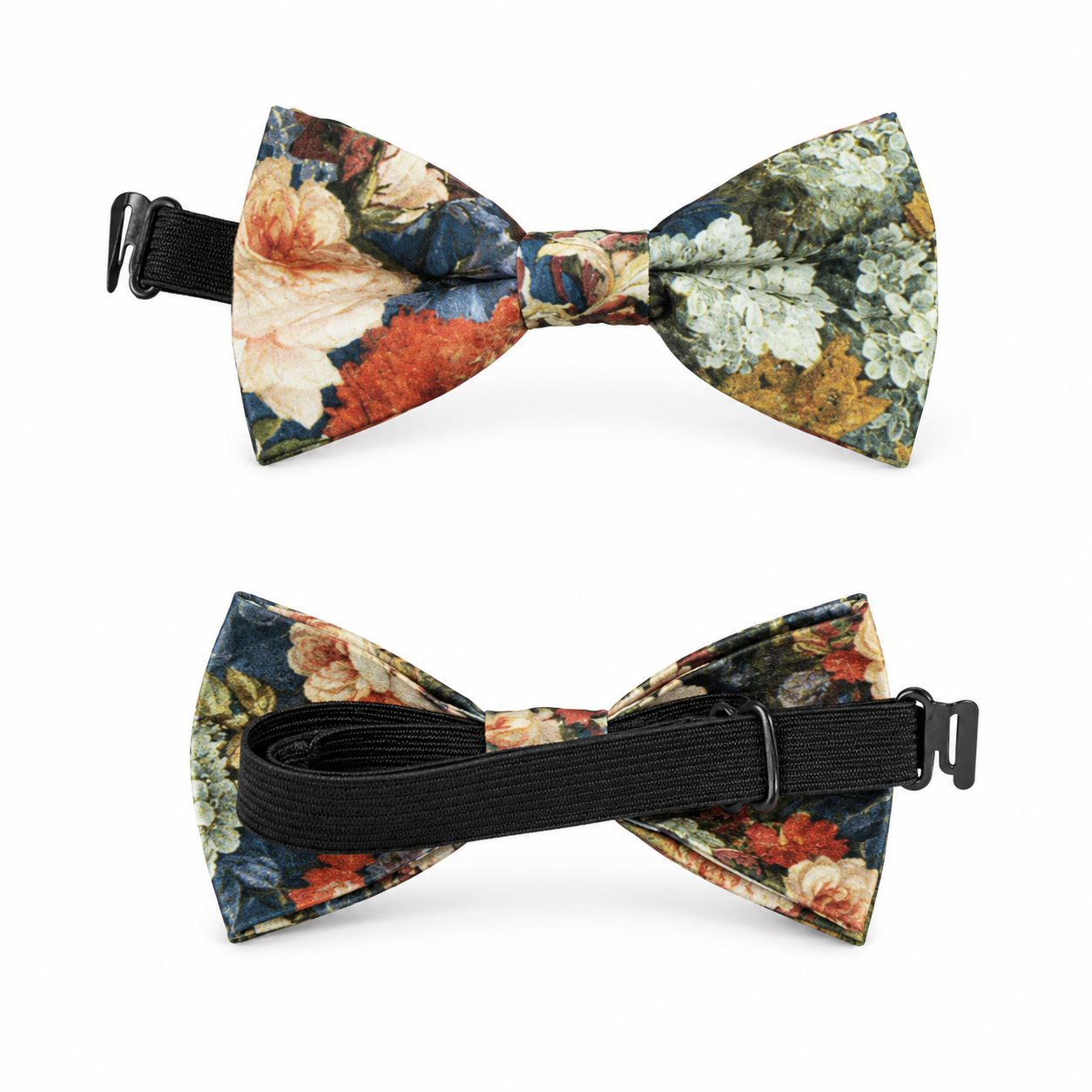 Floral Bow Tie for kids and children (Pretied) - HAMILTON by MYTIESHOP-Floral Bow Tie for kids Strap is adjustablePre-Tied bowtieBow Tie 10.5 * 6CMFor toddlers ages 0- Great for Prom Dinners Interviews Photo shoots Photo sessions Dates Wedding Attendant Ring Bearers Hamilton Floral Bow tie . Fits toddlers and babies. Aspen ow tie toddler floral for wedding and events groom groomsmen flower bow tie mytieshop ring bearer page boy bow tie white bow tie white and blue tie kids bowtie floral Adjustab