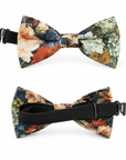 Floral Bow Tie for kids and children (Pretied) - HAMILTON by MYTIESHOP-Floral Bow Tie for kids Strap is adjustablePre-Tied bowtieBow Tie 10.5 * 6CMFor toddlers ages 0- Great for Prom Dinners Interviews Photo shoots Photo sessions Dates Wedding Attendant Ring Bearers Hamilton Floral Bow tie . Fits toddlers and babies. Aspen ow tie toddler floral for wedding and events groom groomsmen flower bow tie mytieshop ring bearer page boy bow tie white bow tie white and blue tie kids bowtie floral Adjustab