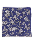 Blue Floral Pocket Square Mytieshop - OZIAS Mytieshop Blue Floral Pocket Square A dashing accessory for a dashing groom. Step up your style game with this dapper gray pocket square. Detailed with a floral design, it adds a touch of elegance to any outfit. Whether you're tying the knot or just attending a formal event, this pocket square is the perfect finishing touch to your outfit.