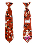 Boys Floral Clip On Tie Terracotta AUTUMN-Boys Floral Clip On Tie Material: Suede Approx Size: Color: Dark Terracotta Max width: 6.5 cm / 2.4 inches 9-24 months 26 CM2-5 years 31 CM9-11 Years 43 CM Add a pop of color to your little one's outfit with this Phoebe Boys Floral Clip On Tie. This tie is perfect for any formal occasion, whether it's a wedding or family gathering. The clip-on design makes it easy to put on and take off, and the 2.36" size is perfect for toddlers and kids. The colorful f