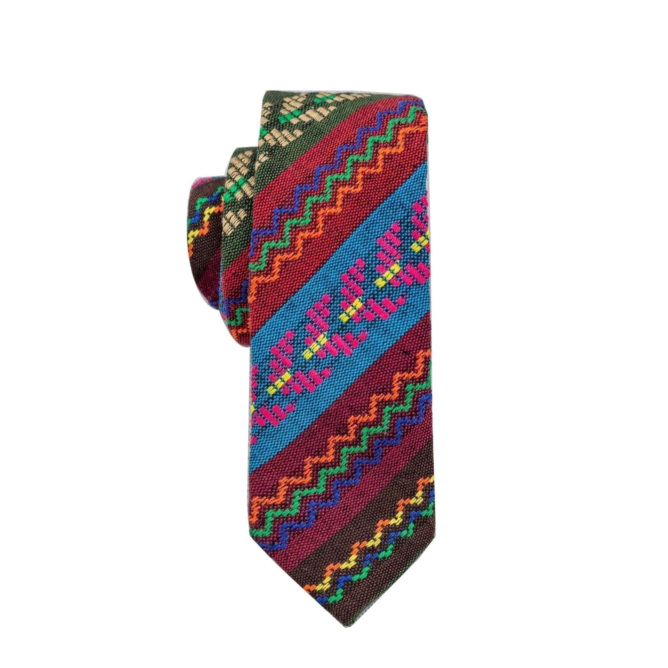 Colorful Skinny Tie Aztec print Mytieshop - COYOTE-Neckties-Colorful Skinny Tie Aztec print Floral Necktie for weddings and events great for prom and gifts Mens ties near me us tie shops cool skinny slim flower-Mytieshop. Skinny ties for weddings anniversaries. Father of bride. Groomsmen. Cool skinny neckties for men. Neckwear for prom, missions and fancy events. Gift ideas for men. Anniversaries ideas. Wedding aesthetics. Flower ties. Dry flower ties.
