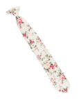 Cream Off White Boys and Toddlers Floral Skinny Tie 2.36” EMMETT MYTIESHOP-Cream Off White Boys and Toddlers Floral Skinny Tie Material:Cotton Approx Size: 57"(145cm) in the length ;2.36"(6cm) in the width 3 sizes available Color: More cream than Offwhite Celebrate life's little moments with this floral tie for kids. Mytiehop's Emmett Cream Floral Skinny Clip on Ties are perfect for adding a touch of whimsy to any special occasion. Whether your little one is the ring bearer at a wedding or simpl