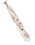 Cream Off White Boys and Toddlers Floral Skinny Tie 2.36” EMMETT MYTIESHOP-Cream Off White Boys and Toddlers Floral Skinny Tie Material:Cotton Approx Size: 57"(145cm) in the length ;2.36"(6cm) in the width 3 sizes available Color: More cream than Offwhite Celebrate life's little moments with this floral tie for kids. Mytiehop's Emmett Cream Floral Skinny Clip on Ties are perfect for adding a touch of whimsy to any special occasion. Whether your little one is the ring bearer at a wedding or simpl