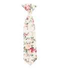 Cream Off White Boys and Toddlers Floral Skinny Tie 2.36” EMMETT MYTIESHOP-Cream Off White Boys and Toddlers Floral Skinny Tie Material:Cotton Approx Size: 57"(145cm) in the length ;2.36"(6cm) in the width 3 sizes available Color: More cream than Offwhite Celebrate life's little moments with this floral tie for kids. Mytiehop's Emmett Cream Floral Skinny Clip on Ties are perfect for adding a touch of whimsy to any special occasion. Whether your little one is the ring bearer at a wedding or simpl