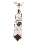 Cream Off White Boys and Toddlers Floral Skinny Tie 2.36” EMMETT MYTIESHOP-Cream Off White Boys and Toddlers Floral Skinny Tie Material:Cotton Approx Size: 57"(145cm) in the length ;2.36"(6cm) in the width 3 sizes available Color: More cream than Offwhite Celebrate life's little moments with this floral tie for kids. Mytiehop's Emmett Cream Floral Skinny Clip on Ties are perfect for adding a touch of whimsy to any special occasion. Whether your little one is the ring bearer at a wedding or simpl