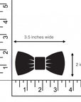 Kids White Floral Bow Tie (Pretied) Mytieshop - SAM | toile de jouy Floral Bow Tie