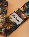 Blue Floral Tie skinny 2.36"  HAMILTON - MYTIESHOP