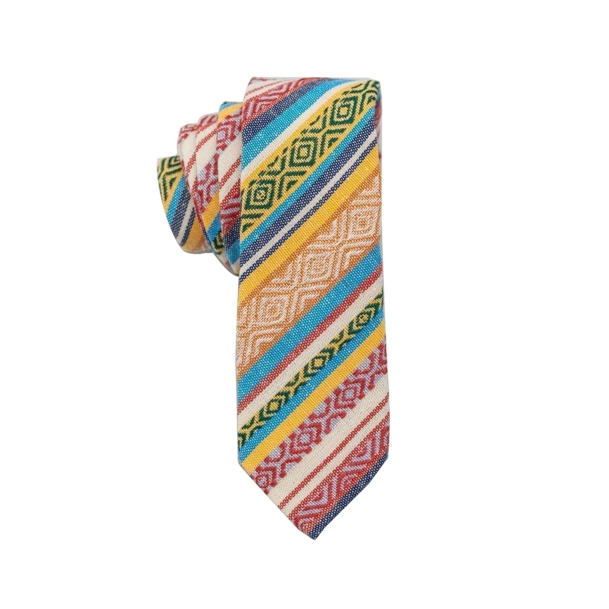 Geometric Print Skinny Tie Yellow Aztec Print Skinny Tie 2.36”Mytieshop - ARIZONA-Neckties-Geometric Print Skinny Tie Floral Necktie for weddings and events great for prom and gifts Mens ties near me us tie shops cool skinny slim flower-Mytieshop. Skinny ties for weddings anniversaries. Father of bride. Groomsmen. Cool skinny neckties for men. Neckwear for prom, missions and fancy events. Gift ideas for men. Anniversaries ideas. Wedding aesthetics. Flower ties. Dry flower ties.