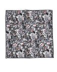 Gray Floral Pocket Square GABE - MYTIESHOP | Gray Mytieshop Gray Floral Pocket Square Material CottonItem Length: 23 cm ( 9 inches)Item Width : 22 cm (8.6 inches) Color: Gray Great for: Groom Groomsmen Wedding Shoots Formal Prom Fancy Parties Gifts and presents
