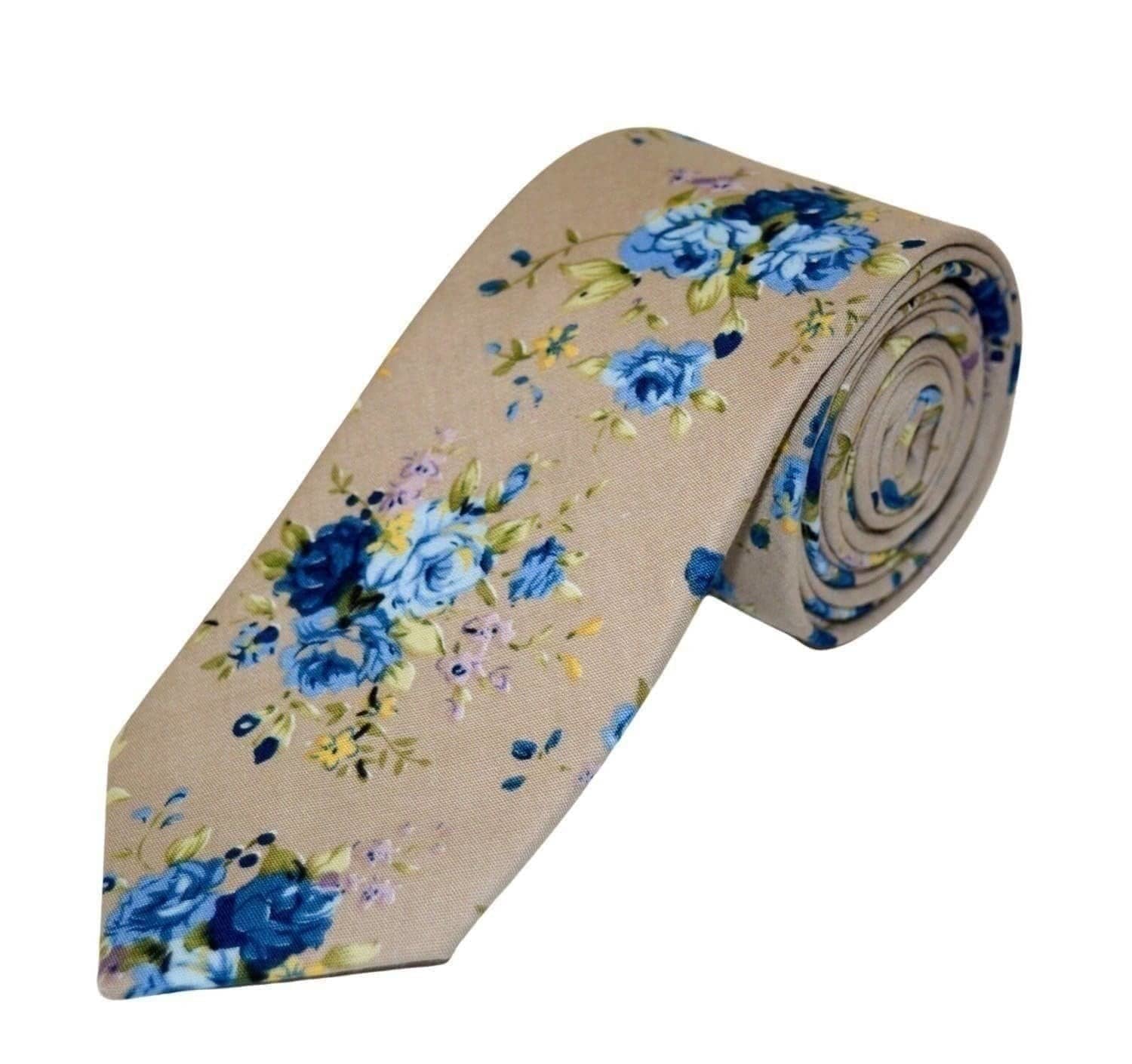 Gray and Blue Floral Skinny Tie 2.36 Mytieshop - CLOUD-Neckties-Gray and Blue Floral Skinny Tie for weddings and events great for prom and gifts Mens ties near me us tie shops cool skinny slim flower ideas gifts-Mytieshop. Skinny ties for weddings anniversaries. Father of bride. Groomsmen. Cool skinny neckties for men. Neckwear for prom, missions and fancy events. Gift ideas for men. Anniversaries ideas. Wedding aesthetics. Flower ties. Dry flower ties.