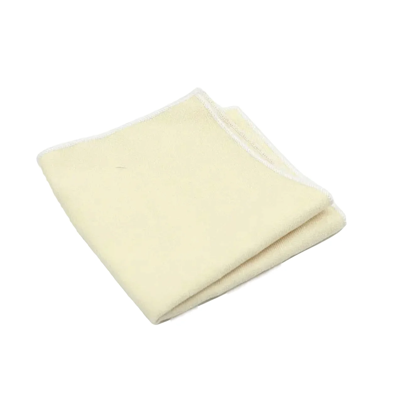 Cream Pocket square for Men is great for Weddings and Events. Elegant Handkerchief for parties and gift for suit pockets. Trendy color groom groomsmen