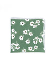 AUGUST green necktie and pocket square combination