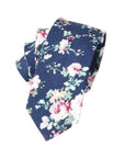 INDIGO Blue Floral Skinny Tie 2.36"-Neckties-INDIGO Blue Floral Skinny Tie Men’s Floral Necktie for weddings and events, great for prom and anniversary gifts. Mens floral ties near me us ties tie-Mytieshop. Skinny ties for weddings anniversaries. Father of bride. Groomsmen. Cool skinny neckties for men. Neckwear for prom, missions and fancy events. Gift ideas for men. Anniversaries ideas. Wedding aesthetics. Flower ties. Dry flower ties.