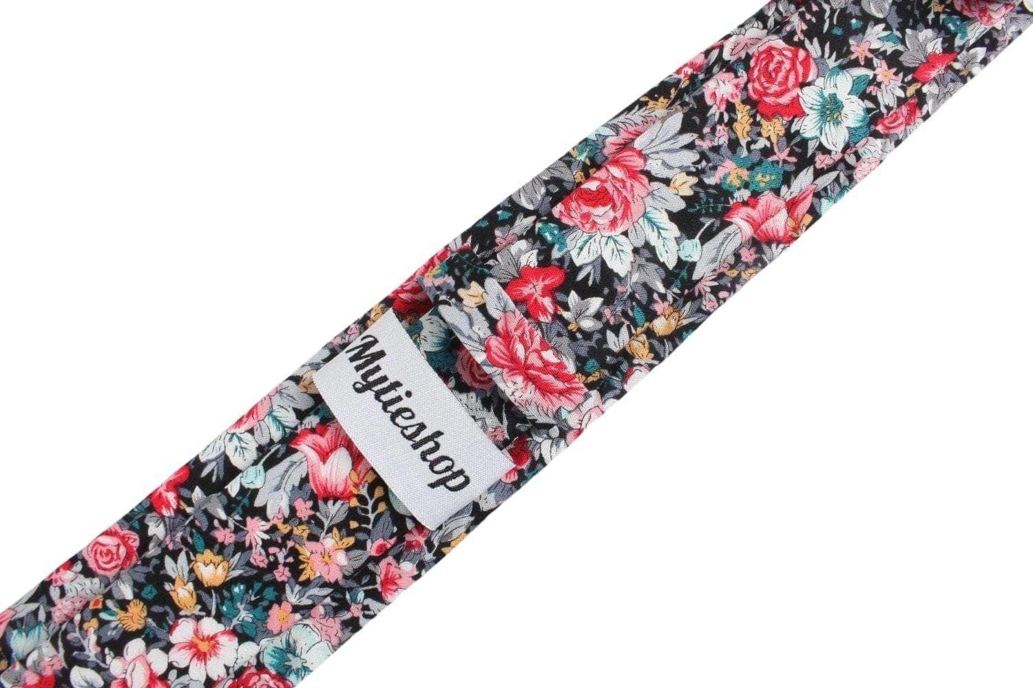 ISAAC Floral Skinny Tie 2.36&quot;-Neckties-ISAAC Floral Skinny Tie Men’s Floral Necktie for weddings and events, great for prom and anniversary gifts. Mens floral ties near me-Mytieshop. Skinny ties for weddings anniversaries. Father of bride. Groomsmen. Cool skinny neckties for men. Neckwear for prom, missions and fancy events. Gift ideas for men. Anniversaries ideas. Wedding aesthetics. Flower ties. Dry flower ties.