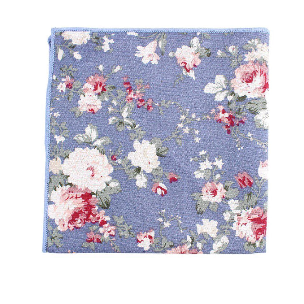NEIL Blue Floral pocket square Mytieshop Blue floral pocket square Color: BlueItem Length: 23 cm ( 9 inches)Item Width : 22 cm (8.6 inches) A dashing finishing touch for any formal outfit. This NEIL Blue Floral pocket square is the perfect way to add a touch of color and elegance to any outfit. Whether you&#39;re dressing up for a special occasion or just want to add a touch of sophistication to your everyday style, this handkerchief is a must-have. It also makes the perfect gift for the dapper man 