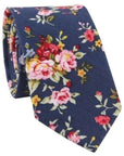 Navy Blue Floral Tie" (AUSTIN) MYTIESHOP-Neckties-Navy Blue Floral Tie Floral Necktie for weddings and events great for prom and gifts Mens ties near me us tie shops cool skinny slim flower ideas gifts for-Mytieshop. Skinny ties for weddings anniversaries. Father of bride. Groomsmen. Cool skinny neckties for men. Neckwear for prom, missions and fancy events. Gift ideas for men. Anniversaries ideas. Wedding aesthetics. Flower ties. Dry flower ties.