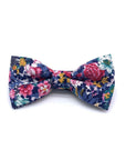 Pink Kids Floral Pre-Tied Bow Tie (ROBERT)-Make dressing up a breeze with our pre-tied bow tie. This dapper bow tie is perfect for any special occasion. With a sweet floral print and a playful green color, it's sure to add a touch of fun to your little one's outfit. With an adjustable neckband and easy-to-use clip closure, our bow tie is a breeze to put on and take off. So whether it's for a party or just for everyday wear, your child is sure to love our ROBERT tie. Strap is adjustablePre-Tied b
