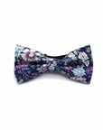 Purple and Blue Kids Floral Pre-Tied Bow Tie Mytieshop - SWEET PEA-Kids' Floral Bow tie SWEET PEA Color: Blue Base Strap is adjustablePre-Tied bowtieBow Tie 10.5 * 6CM Great for Prom Dinners Interviews Photo shoots Photo sessions Dates Wedding Attendant Ring Bearers Fits toddlers and babies. Evabder baby ow tie toddler bow tie floral for wedding and events groom groomsmen flower bow tie mytieshop ring bearer page boy bow tie white bow tie white and blue tie kids bowtie floral Adjustable wedding 