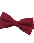 Red Bow Tie for Kids and baby’s Pre-Tied PHOENIX MYTIESHOP-Bow Tie 10.5 * 6CMfor toddlersColor: Red Wine Add some spunk to your little one's wardrobe with this PHOENIX Kids Red Floral Pre-Tied Bow Tie. Great for weddings, ring bearers, and other formal occasions, this bow tie will have your child looking dapper as can be. The red wine color is perfect for adding a pop of color, and the pre-tied design means that you won't have to worry about any tie-related mishaps. So let your child shine brigh