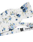 SAGE White Floral Bow Tie (Self Tie)-White Floral Bow tie in self tie 100% Cotton Flannel Handmade Adjustable to fit most neck sizes 13 3/4" - 18" Color: whiteCorbata Floreada Corbata con Flores Great for: Groom Groomsmen Wedding Shoots Formal Prom Fancy Parties Gifts and presents-Mytieshop