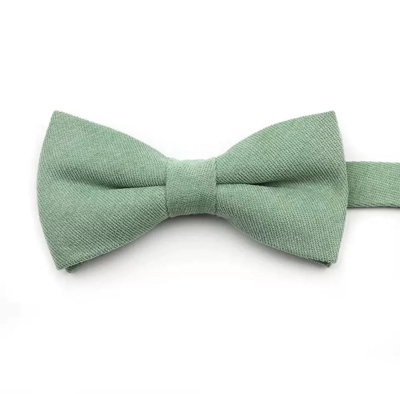 Sage Green Bow Tie (Pretied) for Adults - EMME by MYTIESHOP-Green Bow Tie (Pretied) for Adults Strap is Adjustable - 32CM Long (10-18 Inches) Pre-Tied bowtie Bow Tie 12CM * 6CMMade from Cotton Great for Weddings Events Family Shoots Styled Shoots Wedding Photography Walking in weddings Mens Green Bow Tie great for weddings and events. Great for the Groom and Groomsmen to wear at the wedding. Serves as a great gift idea; for anniversaries or wedding presents. Looks great in styled shoots and wedd