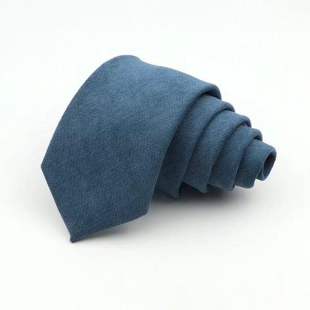 Steel Blue Skinny Tie 2.36" Suede POPPY - Mytieshop-Neckties-Men’s Floral Necktie for weddings and events, great for prom and anniversary gifts. Mens floral ties near me us ties tie shops cool ties skinny tie Cotton slim-Mytieshop. Skinny ties for weddings anniversaries. Father of bride. Groomsmen. Cool skinny neckties for men. Neckwear for prom, missions and fancy events. Gift ideas for men. Anniversaries ideas. Wedding aesthetics. Flower ties. Dry flower ties.