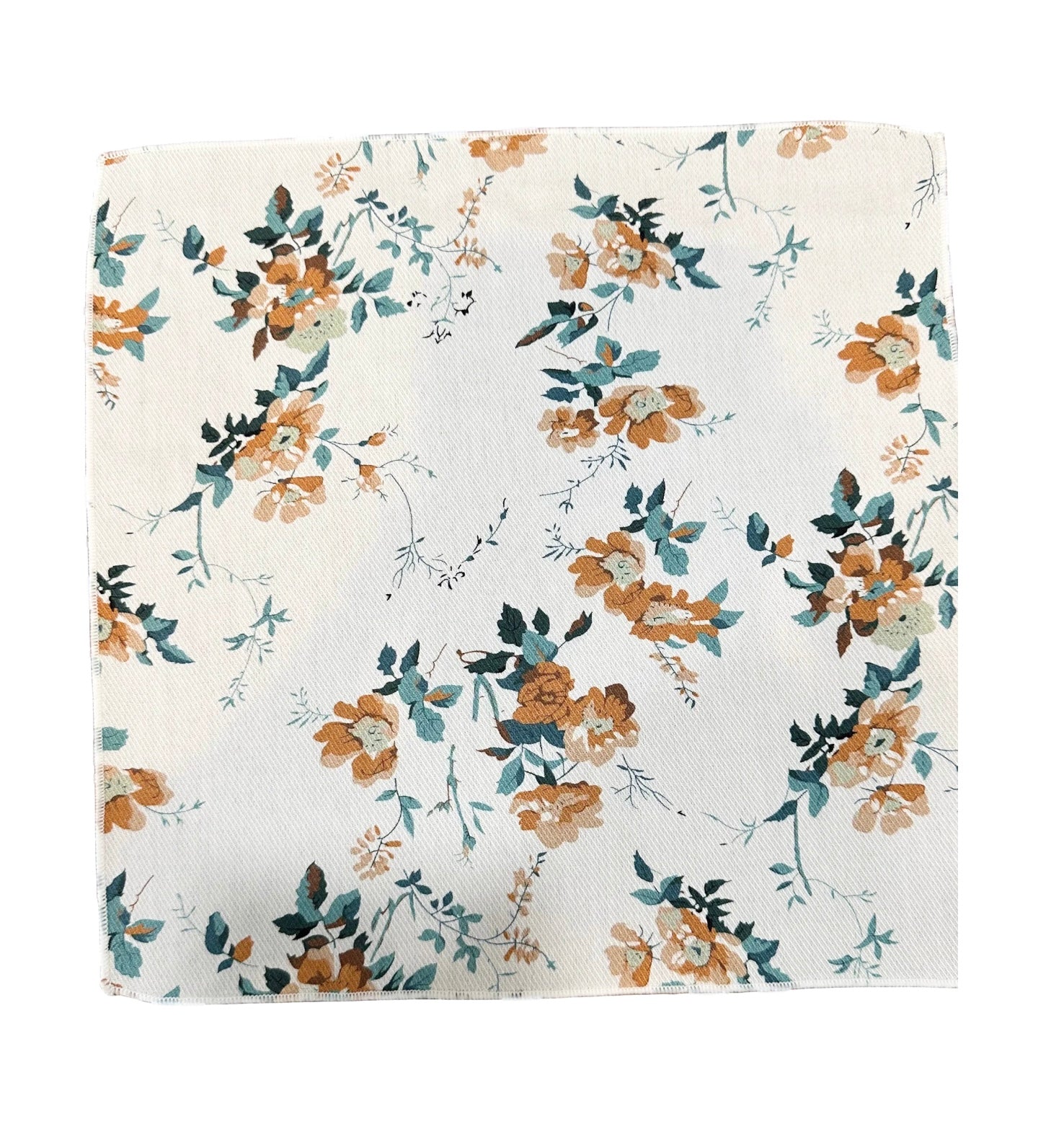 White Floral Pocket Square KENNEDY - MYTIESHOP Mytieshop Gray and Green Floral Pocket Square Material CottonItem Length: 23 cm ( 9 inches)Item Width : 22 cm (8.6 inches) Color: Gray Great for: Groom Groomsmen Wedding Shoots Formal Prom Fancy Parties Gifts and presents