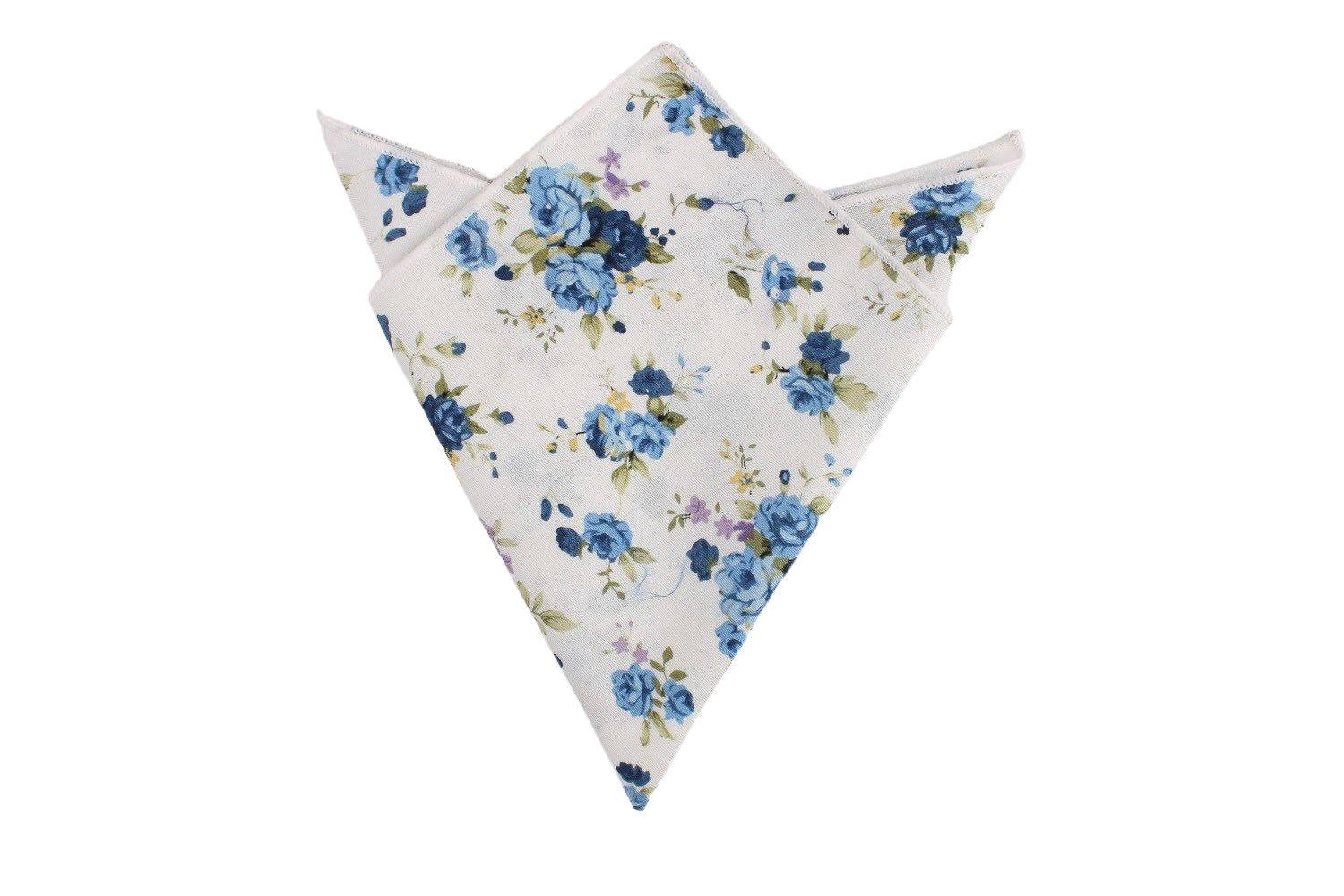White Floral Pocket Square Mytieshop - SAGE Mytieshop White Floral Pocket SquareMaterial CottonItem Length: 23 cm ( 9 inches)Item Width : 22 cm (8.6 inches) The epitome of sophisticated style, this white floral pocket square is perfect for that sharp dressed man. Whether you&#39;re accessorizing for a wedding, a formal event, or just for work, this pocket square is sure to elevate your look. The delicate florals are understated and elegant, and the pocket square itself is made of high-quality fabric