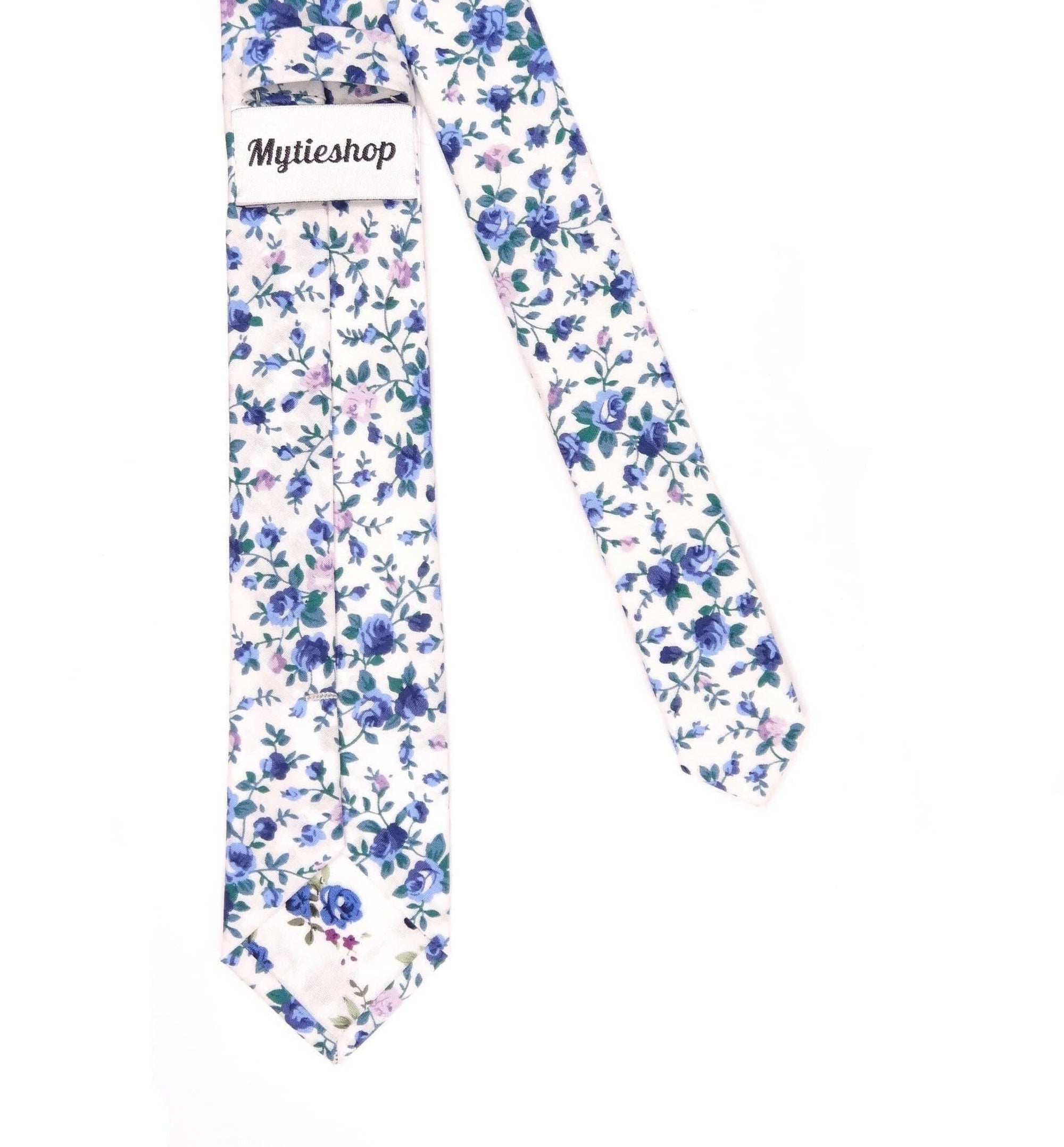 White Floral Skinny Tie 2.36" Skinny WISTERIA MYTIESHOP-Neckties-White Floral Skinny Tie WISTERIA Floral Necktie for weddings and events, great for prom and anniversary gifts. Mens floral ties near me us ties tie-Mytieshop. Skinny ties for weddings anniversaries. Father of bride. Groomsmen. Cool skinny neckties for men. Neckwear for prom, missions and fancy events. Gift ideas for men. Anniversaries ideas. Wedding aesthetics. Flower ties. Dry flower ties.