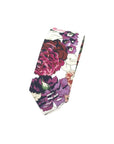 White Floral Skinny tie for men 2.36” CLEO - MYTIESHOP-Neckties-White Floral Tie Men MYTIESHOP for weddings and events, great for prom and anniversary gifts. | Colurful floral print tie, skinny ties for men.-Mytieshop. Skinny ties for weddings anniversaries. Father of bride. Groomsmen. Cool skinny neckties for men. Neckwear for prom, missions and fancy events. Gift ideas for men. Anniversaries ideas. Wedding aesthetics. Flower ties. Dry flower ties.