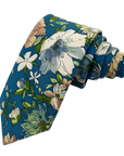 Senia floral skinny tie mytieshop